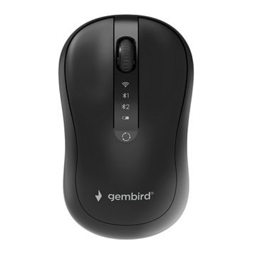 MUSW2-4B-01 Dual-mode 4-button wireless mouse, black |