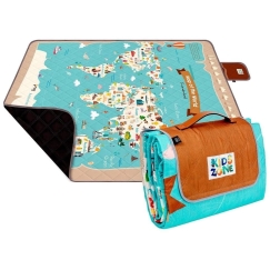 Perletti World picnic blanket 200x200cm