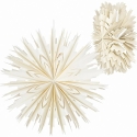 Edelman Christmas Decoration Snowflake Hanging Paper Decoration Diameter 50 cm MICA - White
