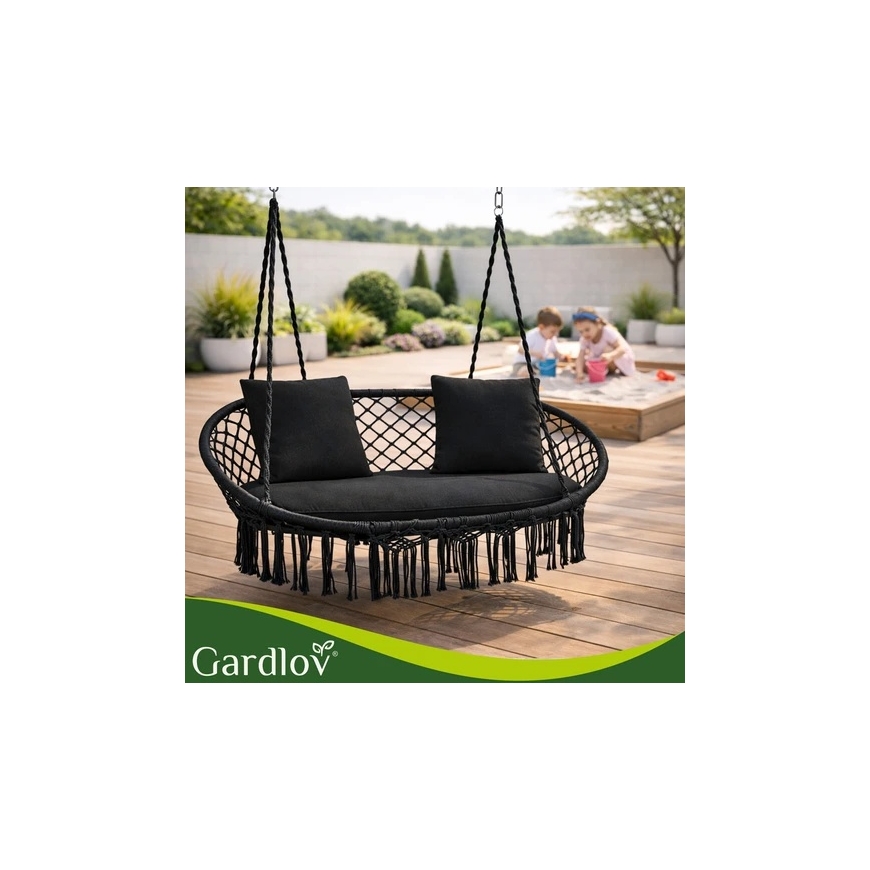 Gardlov Siirrettävät Keinujat Musta "Crow's Nest" – 3