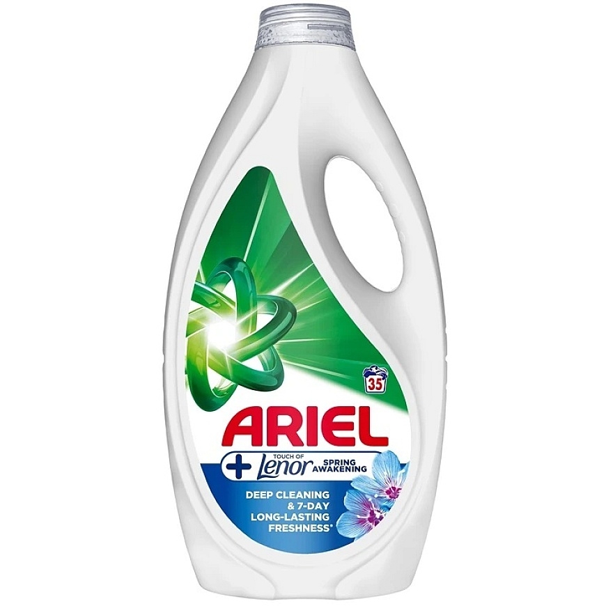 Nestemäinen pesuaine Ariel Kevätherätys. 1,57 l – 4