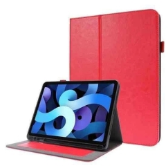 Reach Kansi Viihtyvä Nahan Samsung X200/X205 Tab A8 10.5 2021 punainen