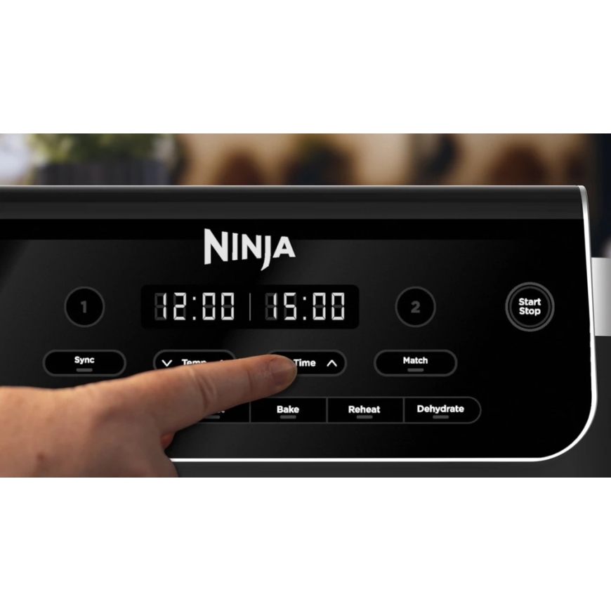 Ninja Foodi Dual Zone DZ801EU Air Fryer, black, 2470 W, 7.6 l – 3