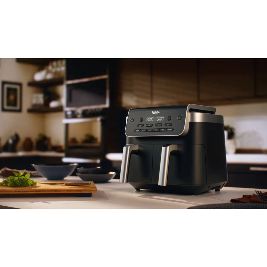 Ninja Foodi Dual Zone DZ801EU Air Fryer, black, 2470 W, 7.6 l – 4