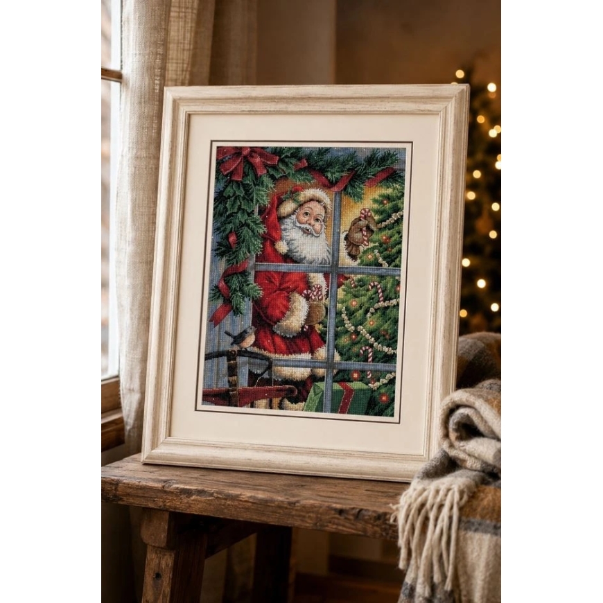 Groves Of Thame Cross Stitch Kit Sugar Cane Santa 30 x 41 cm D08734 – 3