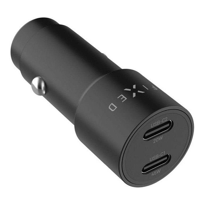 Kaksinkertainen USB-C-auton laturi, 65W, PD 3.0