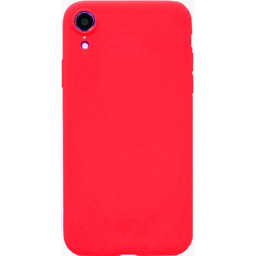 Apple iPhone XR Nano Silikoonkaitse, pehme puudutusega, TPU, punane