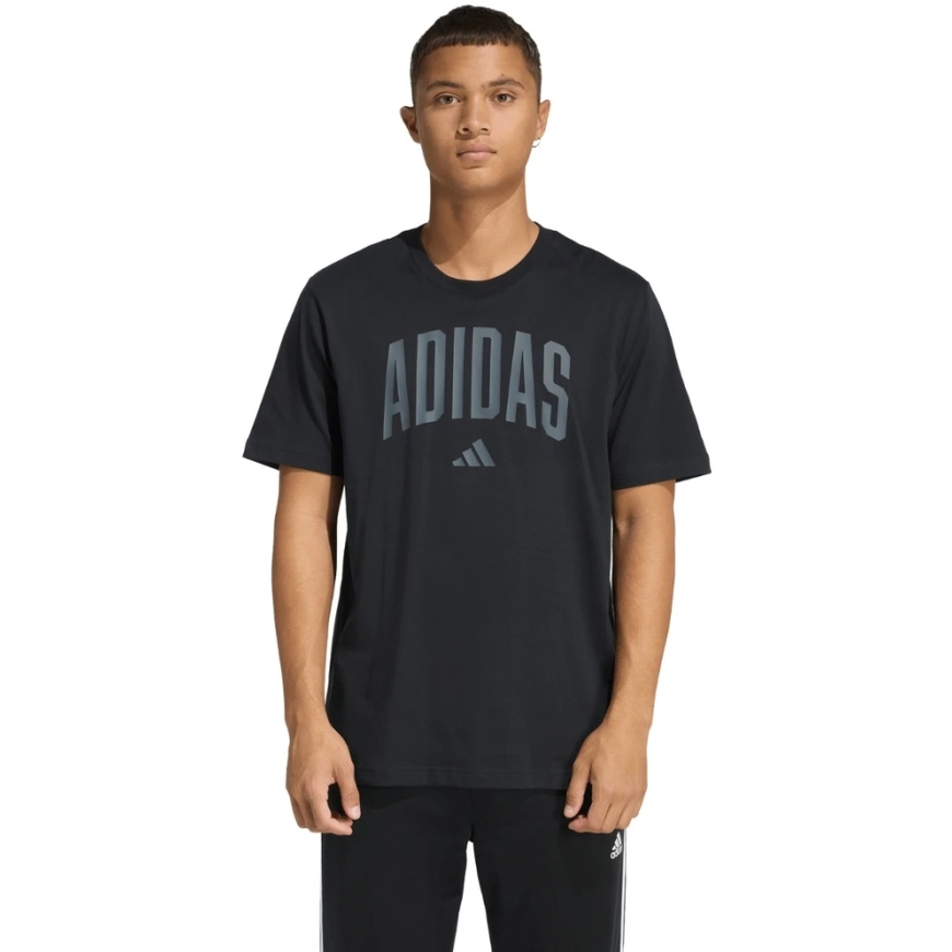 Miesten T-paita adidas Collegiate Lineage musta KH4592 (XL)