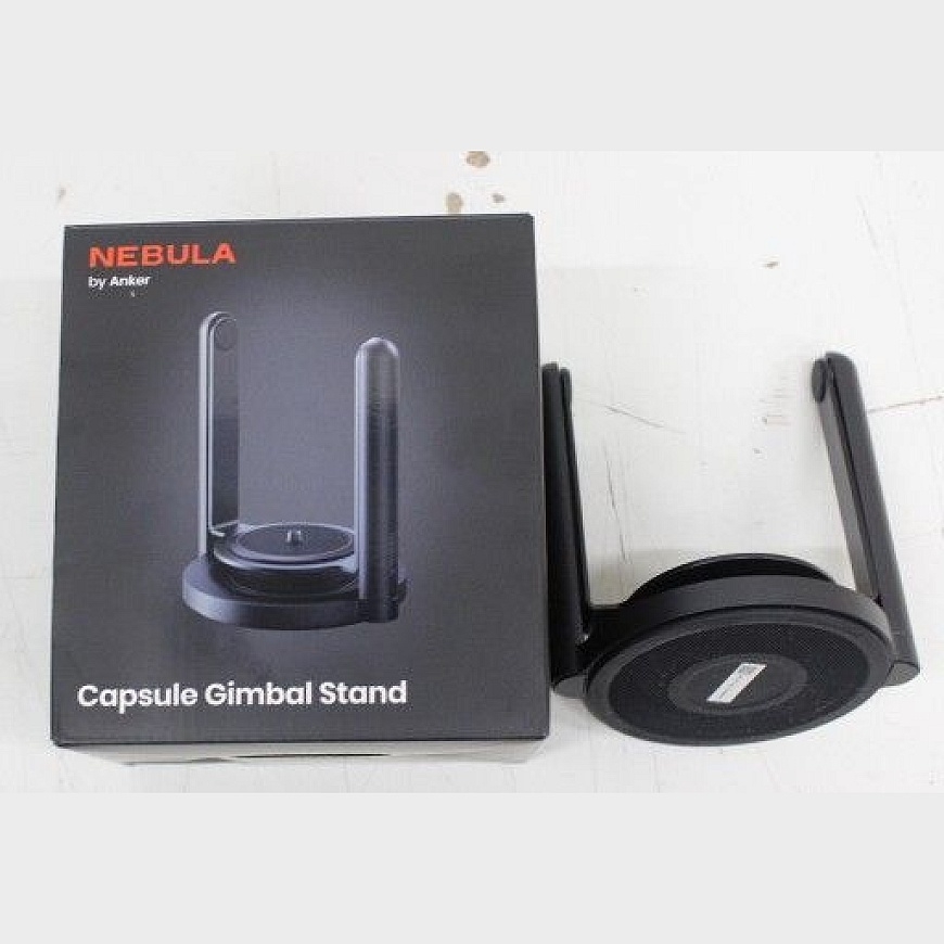 IŠPARDAVIMAS. Projektorius Capsule Gimbal Stand, juodas DEMO | IŠPARDAVIMAS. Capsule Gimbal Stand | Reguliuojamas žiūrėjimo kamp
