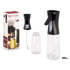 Alyvos purkštuvas juodas 200 ml 20×5.8×7.5 cm 10198 Kinvara (8430852101983)
