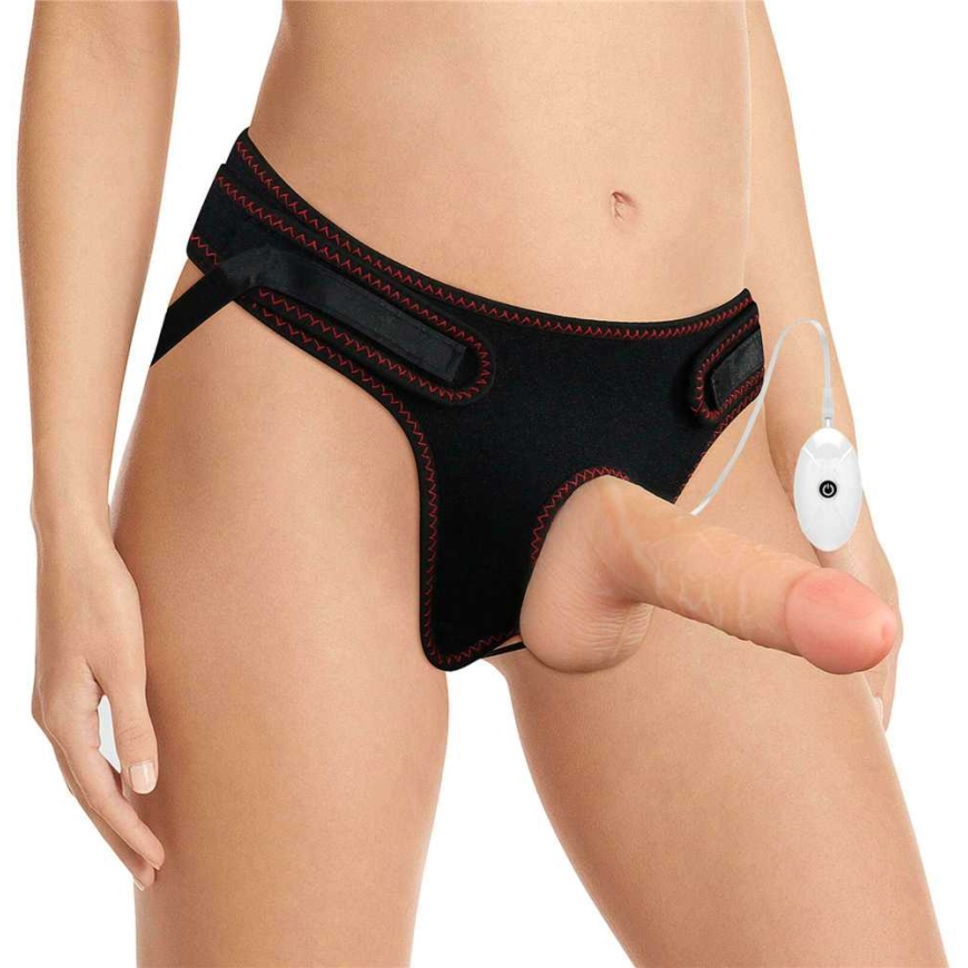 Lovetoy Vibrating "Easy Strapon" Set 7.0'' – 3