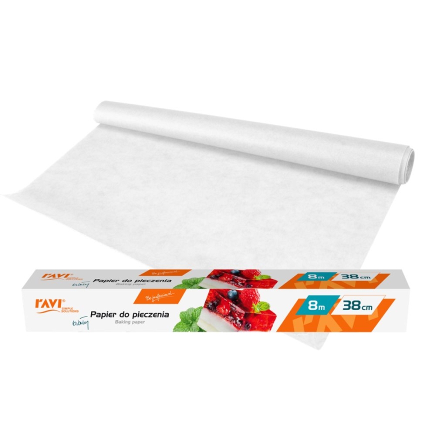Valge küpsetuspaber 8 m x 38 cm 4.5 x 39 x 4.5 10323 Simple Solution (5906900103238)