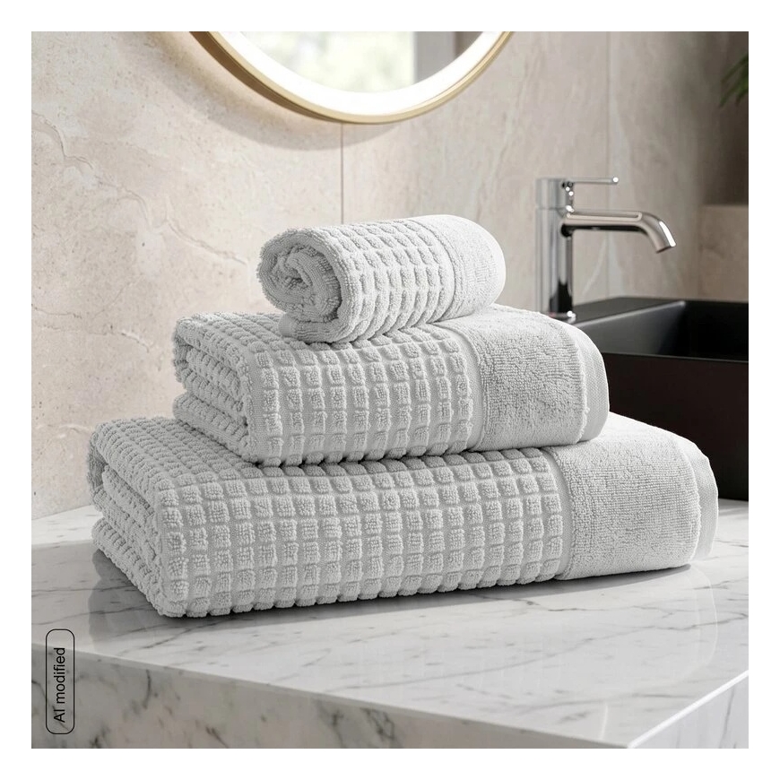 Eurofirany RE/BELLA/SREB 70X140 Towel (X3) 500 – 5