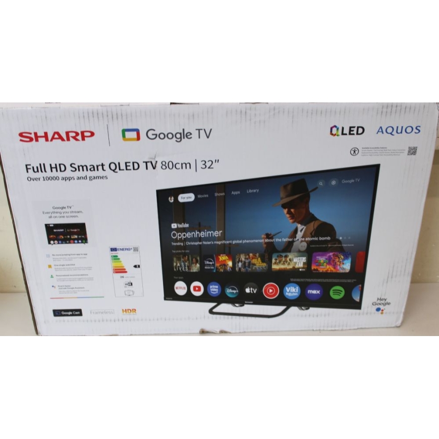 РАСПРОДАЖА. 32HF3865E 32" (81см) QLED Full HD Google TV | РАСПРОДАЖА. | 32HF3865E | 32 | Смарт-телевизор | Google TV | УПАКОВКА 