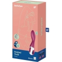 "Satisfyer SATISFYER_Heated Thrill Vibrator" vibrator with "Connect" app in purple color