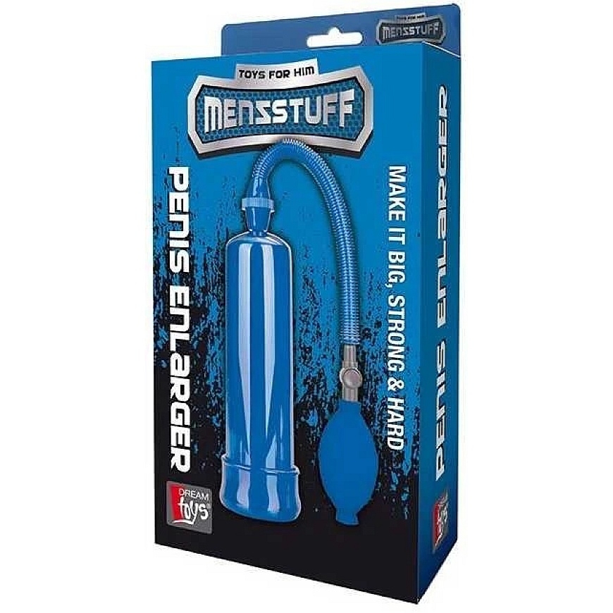 Dream Toys Pompka-Menzstuff Dzimumlocekļa palielinātājs Zils – 4