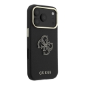 Apple iPhone 18 Pro SW Struktuuri PU ja Iso Hartsilogo Musta Apple iPhone 18 Pro SW Struktuuri PU ja Iso Hartsilogo Musta