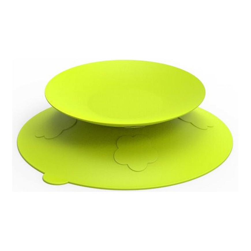 Kidsme Paikallaan pysyvä teline imetysastioille, pulloille ja mukeille Lime 160486 LI