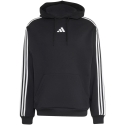 adidas Essentials 3-Stripes French Terry huppari miehet musta KY6605 (S) adidas Essentials 3-Stripes French Terry huppari miehet musta KY6605 (S)