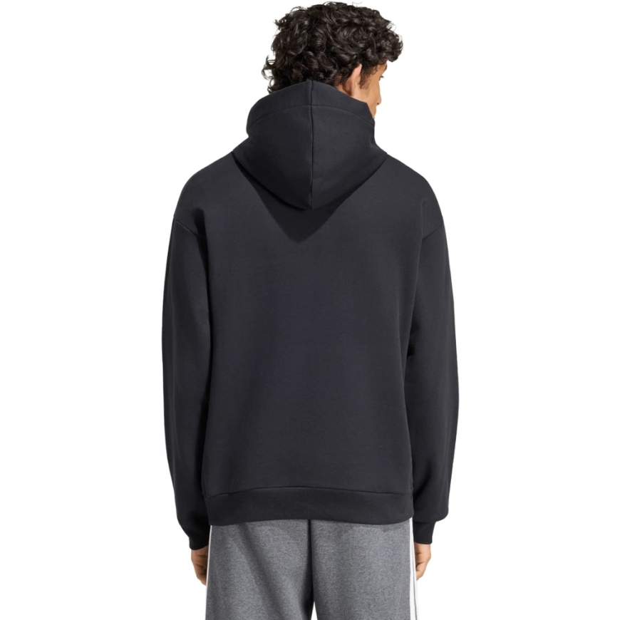 adidas Essentials 3-Stripes French Terry kapuutsiga särk mehed must KY6605 (S) – 3