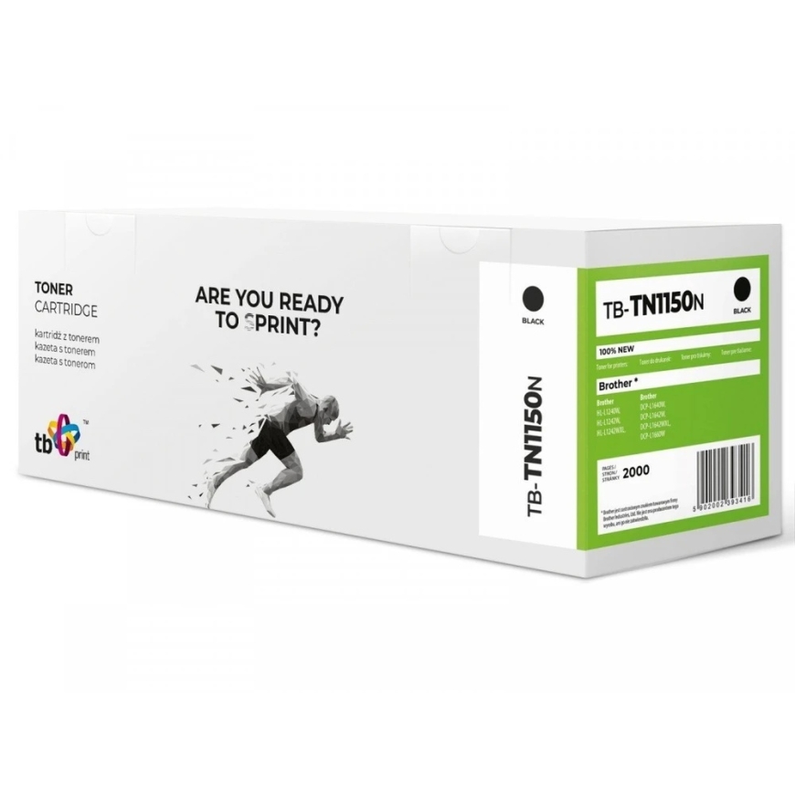 Tb Print Toner, designed for Brother HL-L1240W TB-TN1150N black 100% new – 2