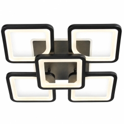 Потолочный светильник ATL ZD214 LED RGB черный + пульт
