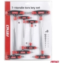 Torx Wrench Set with T-Handle, 8 pcs. AMIO-04827 Torx Wrench Set with T-Handle, 8 pcs. AMIO-04827