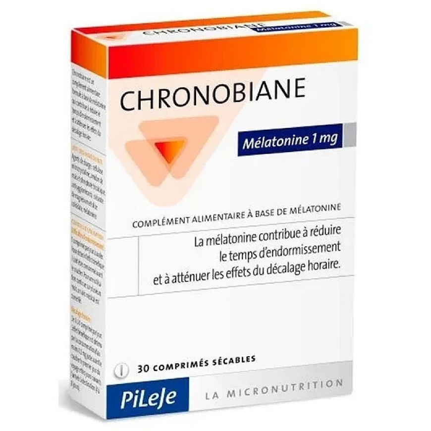 Pileje Chronobiane Melatonin 1mg 30 tablets