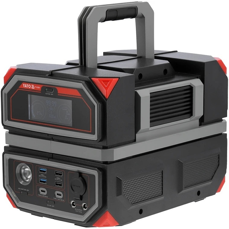 Toya Sa Poland Kannettava virtalähde 600W, 504WH, 230V, USB-C PD | power bank (YT-83091)