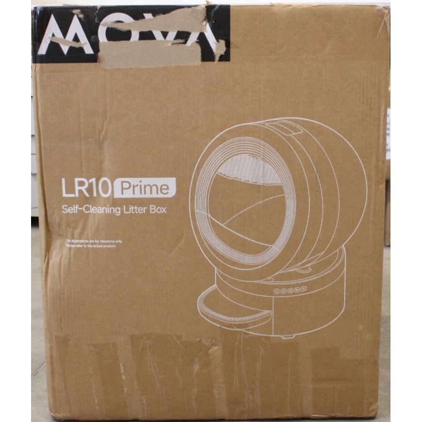 SALE OUT. | Smart Self-Cleaning Cat Litter Box | MeowgicPod LR10A | White | DAMAGED PACKAGING, DEMO | 24 month(s)