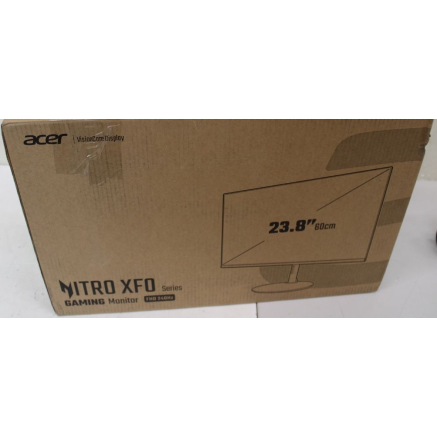 IŠPARDUOTA. Nitro XF240Y 69 cm 23.8'' FHD IPS 240Hz Zero Frame FC 16:9 1ms/0.5ms(GTG, Min.) 250nits 2xHDMI(2.0) DP(1.4) MM HDR10