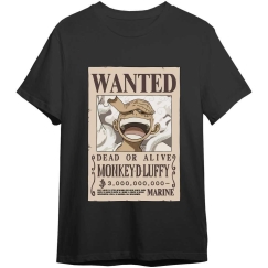 Toei Animation One Piece Monkey D. Luffy Wanted aikuisten t-paita