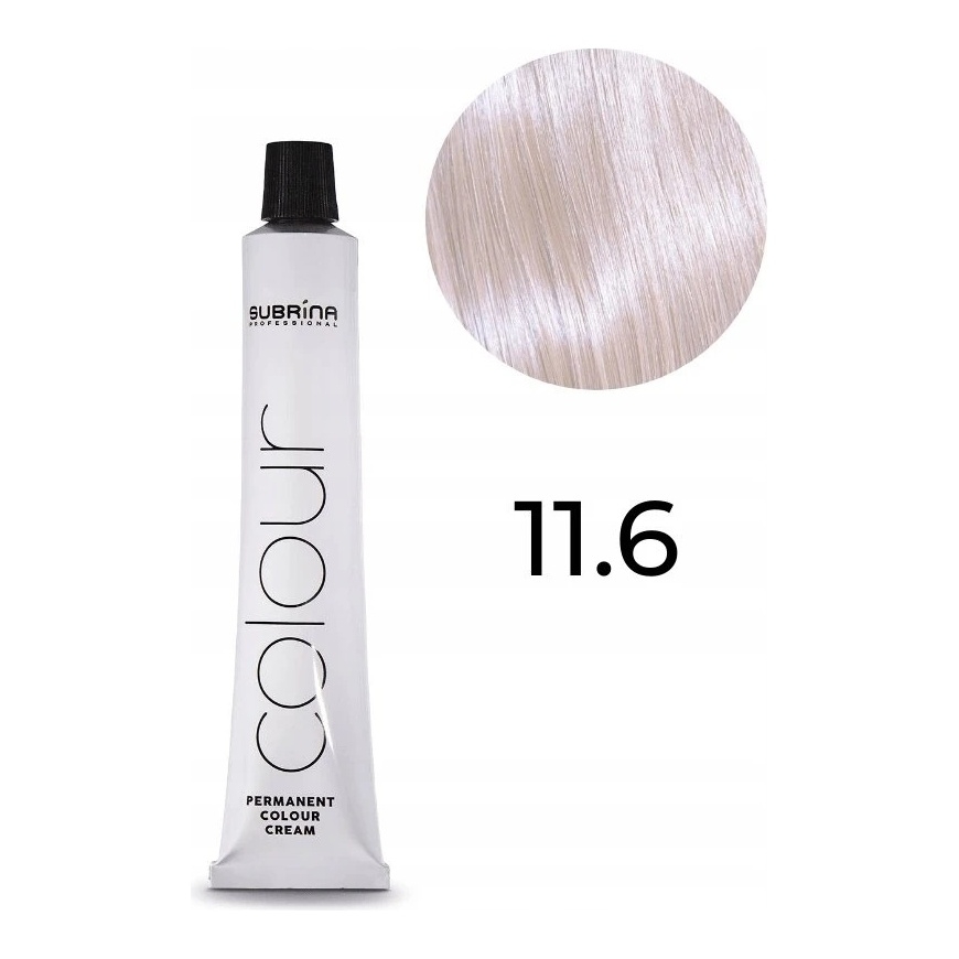 Subrina Professional, Essential Colour, постоянная краска для волос, 11/6 для светлых волос, Специальный интенсивный фиолетовый, – 3
