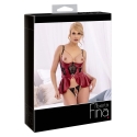 Open Fine Sexy 2-Piece Set Shelf Bra Set Red 75B/S Open Fine Sexy 2-Piece Set Shelf Bra Set Red 75B/S
