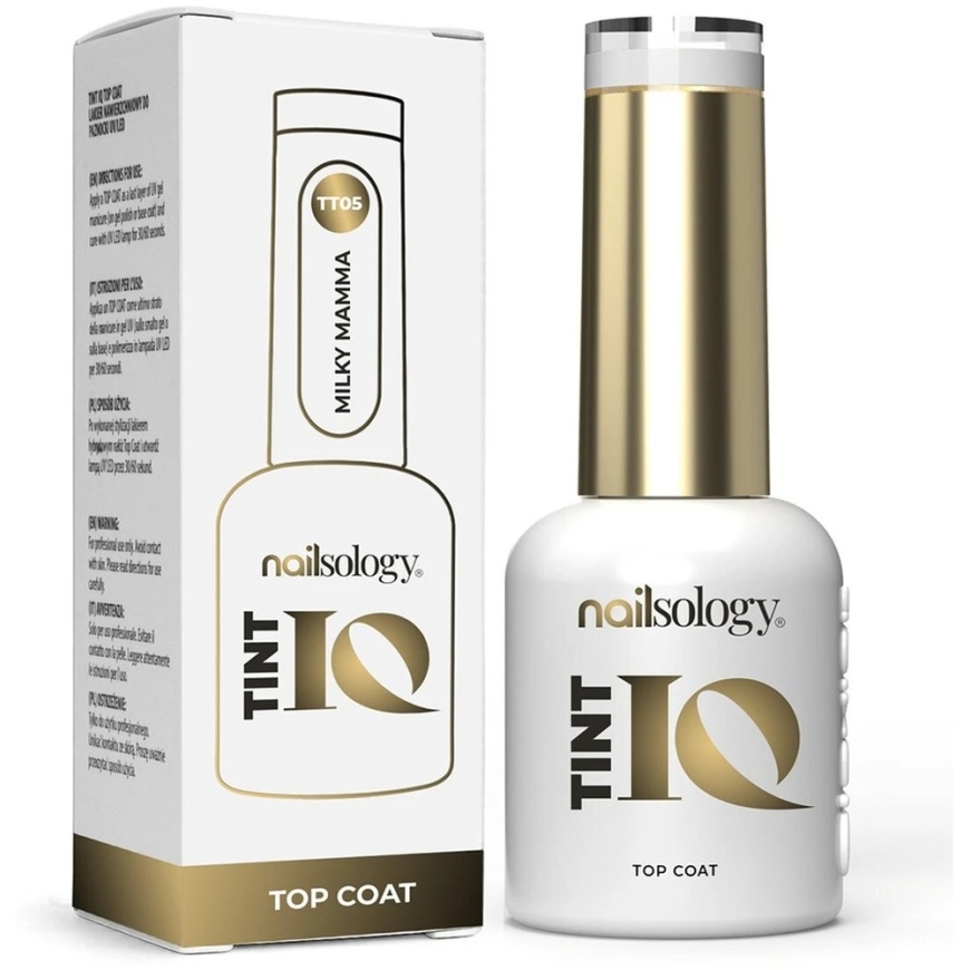 Clavier Nailsology Tint IQ Top Coat hybrid top layer TT05 Milky Mamma 8 ml