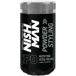 NISHMAN Hair Styling Powder Light Control plaukų formavimo pudra, 20 g