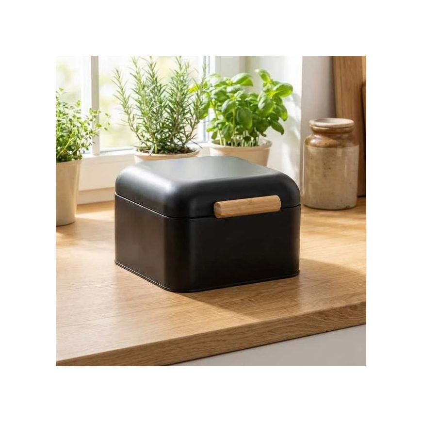 ZELLER Metalline leivakarp, 20 x 20 x 13 cm – 2