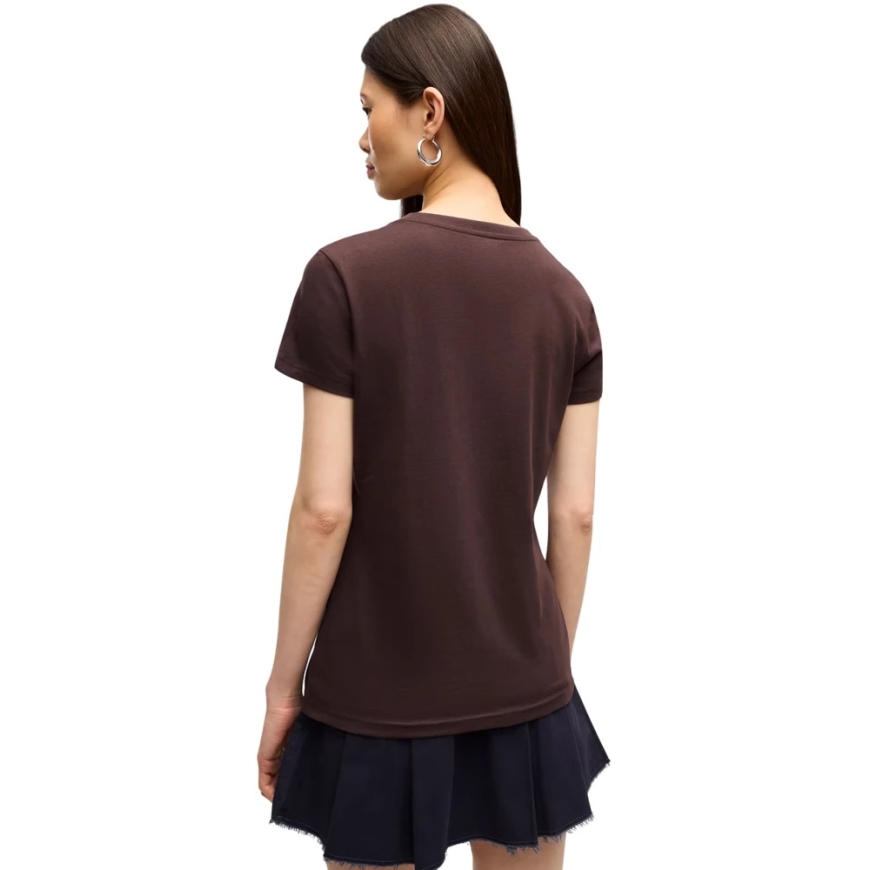 Women's T-shirt Puma ESS Small No.1 Logo Tee(s) dark brown 682373 33 (M) – 3