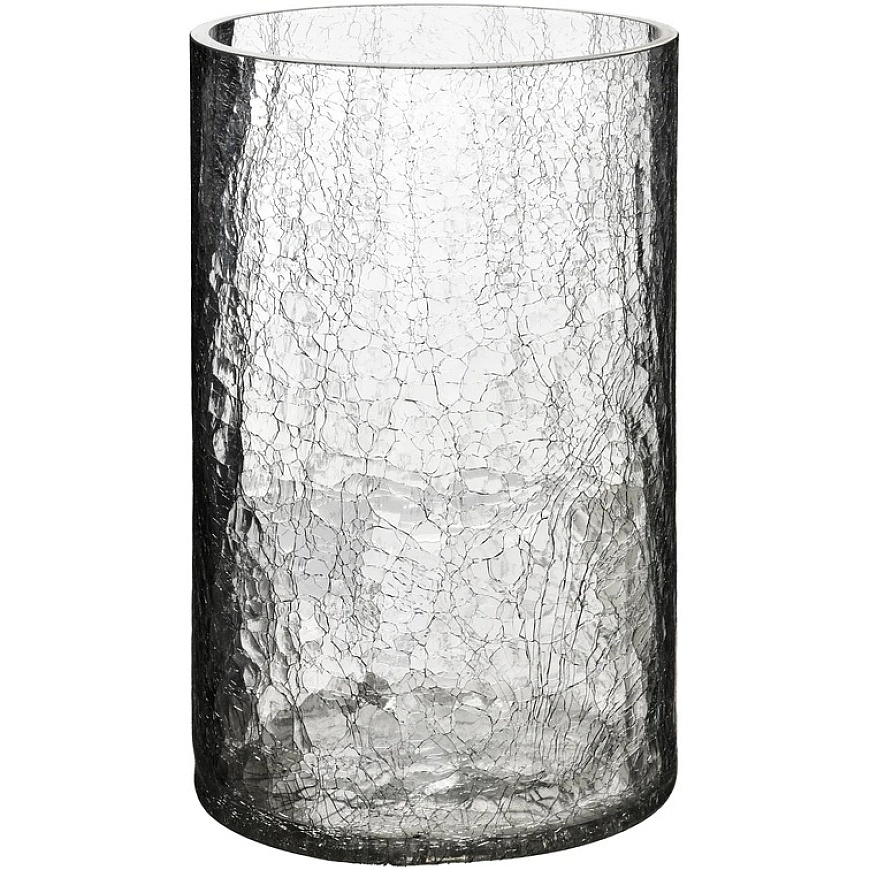 Mondex Since 1986 SERENITE Vāze 15x15x24 cm ar plīsušu stiklu