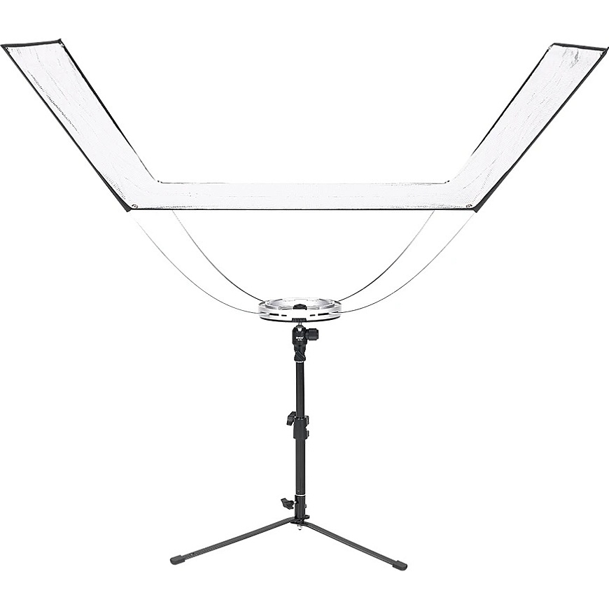 Fotografijos priedas - SMDV Flip Bansa reflektorius 1480x625mm su 3 difuzoriais – 3