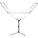 Фотовспомогательное оборудование - рефлектор SMDV Flip Bansa 1480x625mm с 3 диффузорами Фотовспомогательное оборудование - рефлектор SMDV Flip Bansa 1480x625mm с 3 диффузорами