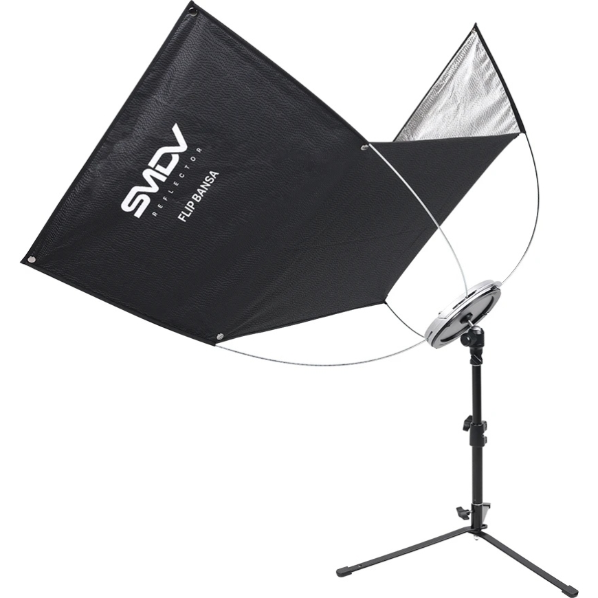 Fotografijos priedas - SMDV Flip Bansa reflektorius 1480x625mm su 3 difuzoriais – 4