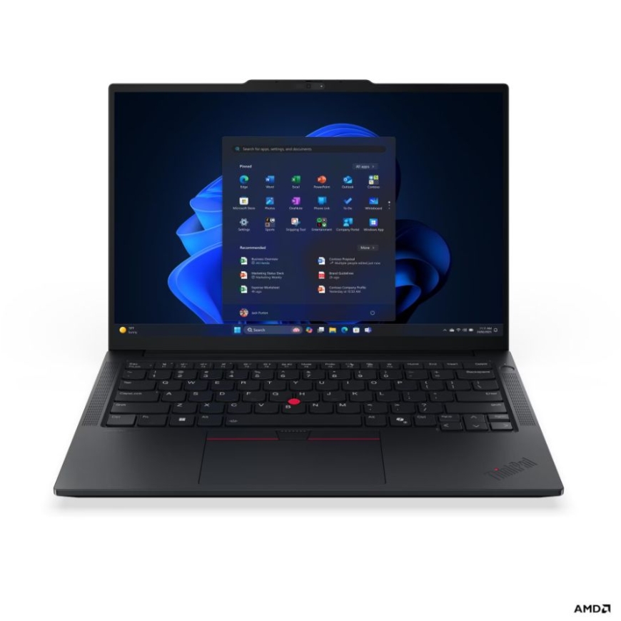 ThinkPad E14 Gen 8 14 WUXGA AMD R7 AI 345/16 ГБ/512 ГБ/AMD Radeon 840M/WIN11 Pro/Сканер отпечатков пальцев/3 года гарантии |