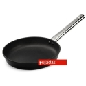 Black PUJADAS non-stick frying pan with metal handle (28x5 cm)