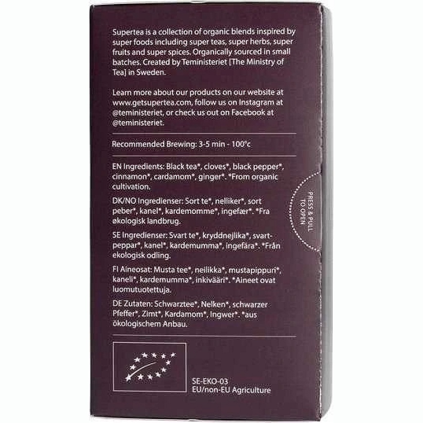 Teministeriet - Supertea Chai Krishna - BIO 20 пакетиков чая – 3