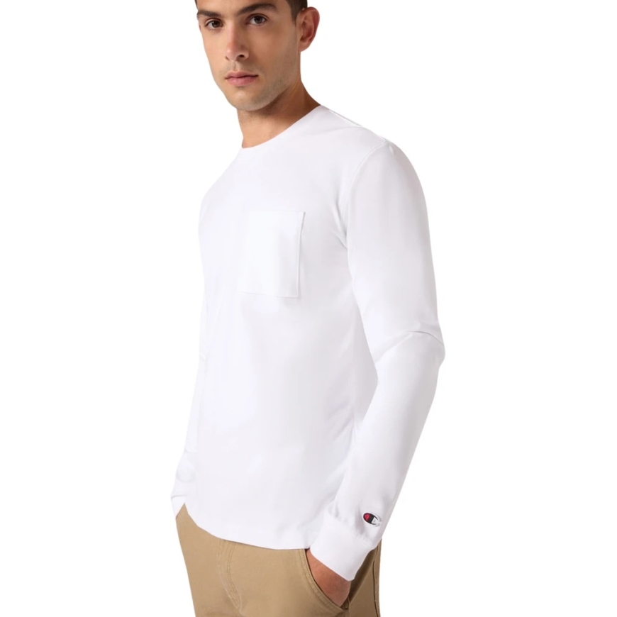 Miesten Champion LS Tee -paita valkoinen 222507 WW001 (M) – 4