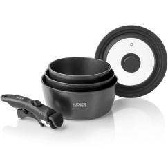 Haeger PA-C05.020A Easy Fit Pots Katlu komplekts ar nonemamu rokturi (5608475041501)