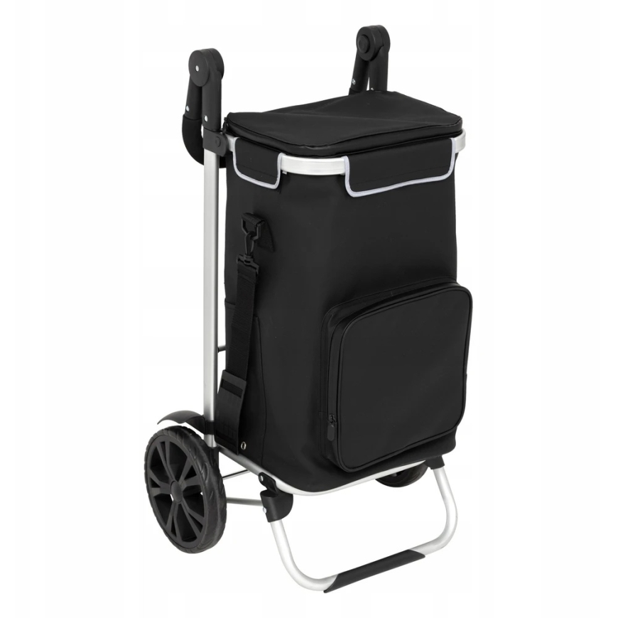 5five Simply Smart Shopping Trolley on 2 Wheels, 97 cm, Adjustable – 3