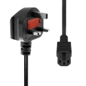 ProXtend maitinimo laidas UK į C15 1M juodas 5714590122718 ProXtend maitinimo laidas UK į C15 1M juodas 5714590122718