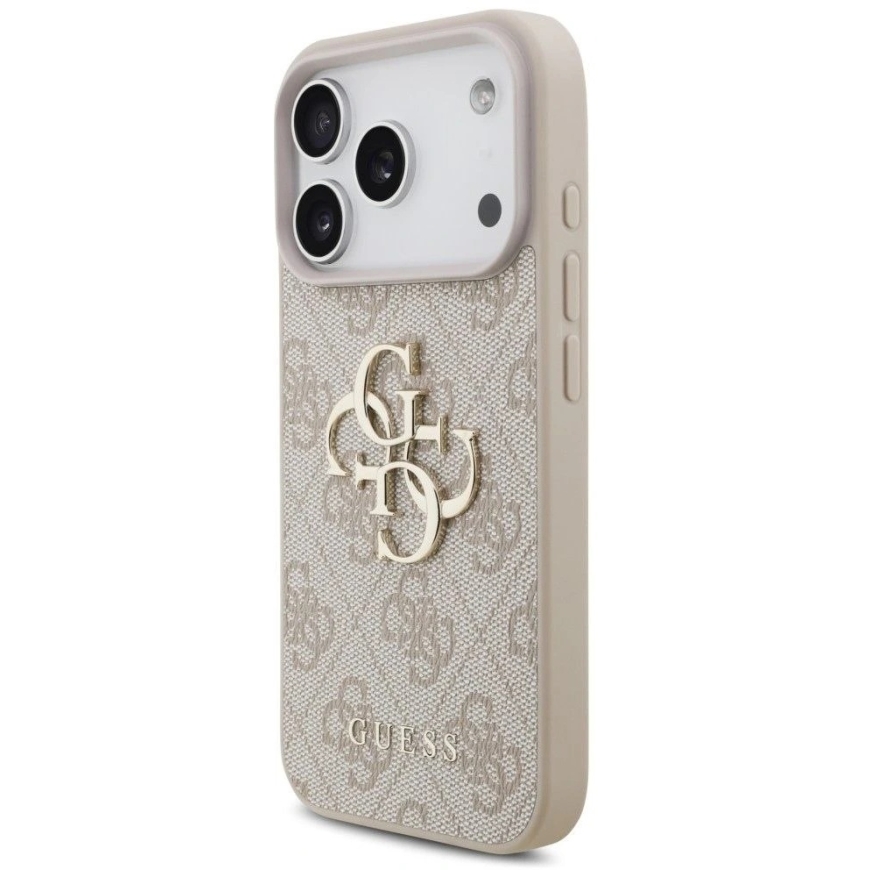 Guess 4G Big Logo -kotelo iPhone 18 Pro / iPhone 17 Pro Max vaaleanpunainen – 3
